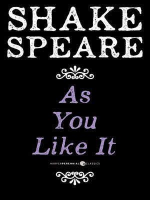 As You Like It - ebook